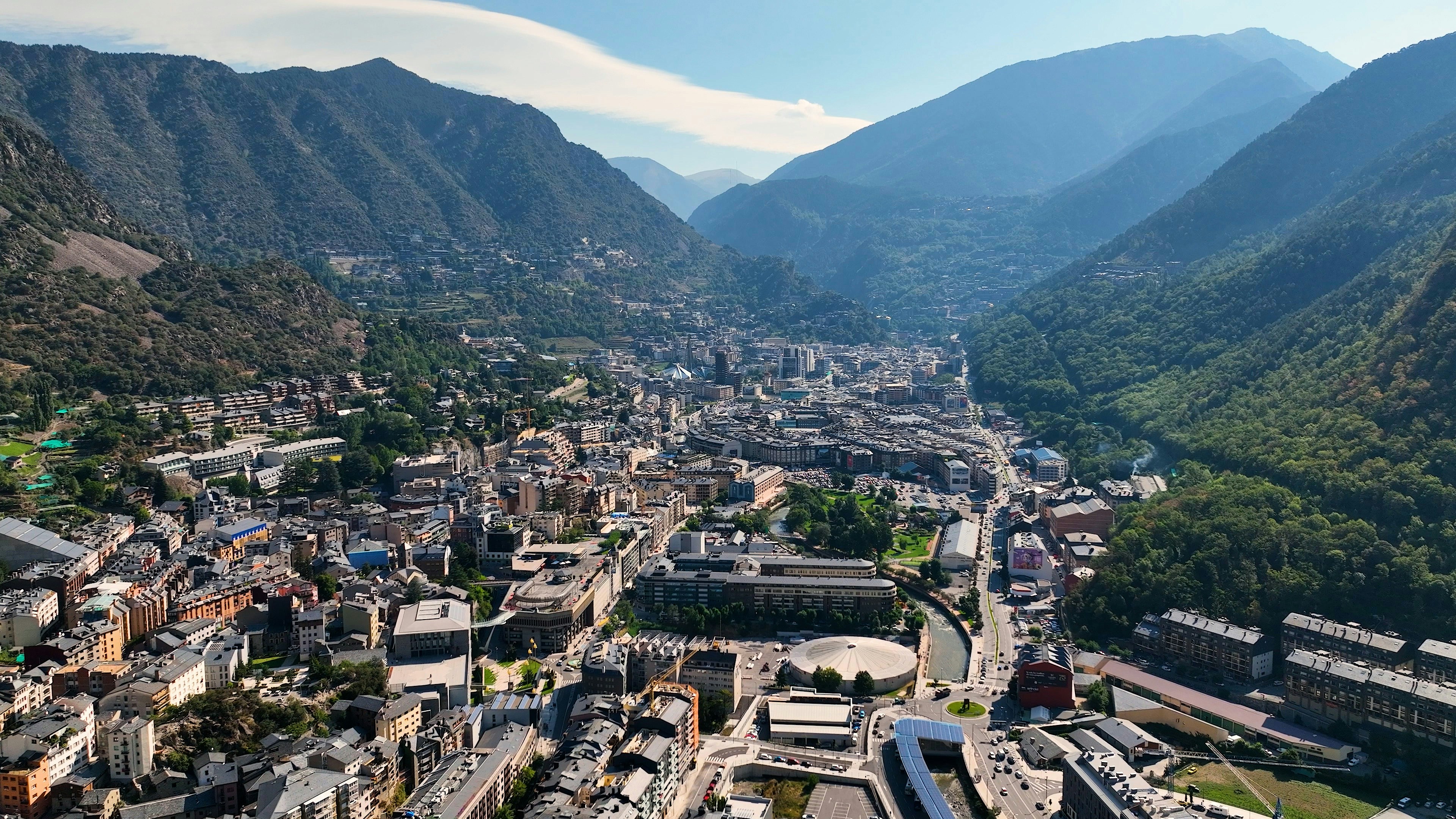 Andorra skyline